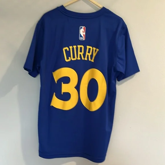 Adidas NBA Golden State Warriors shirt. #30 Curry - Picture 2 of 4